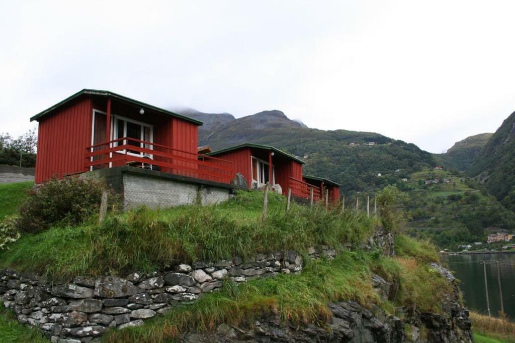 Solhaug Fjordcamping Villa Geiranger Exterior foto