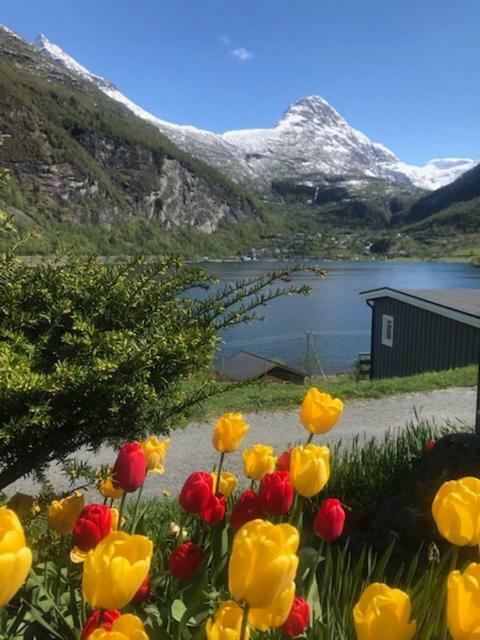 Solhaug Fjordcamping Villa Geiranger Exterior foto